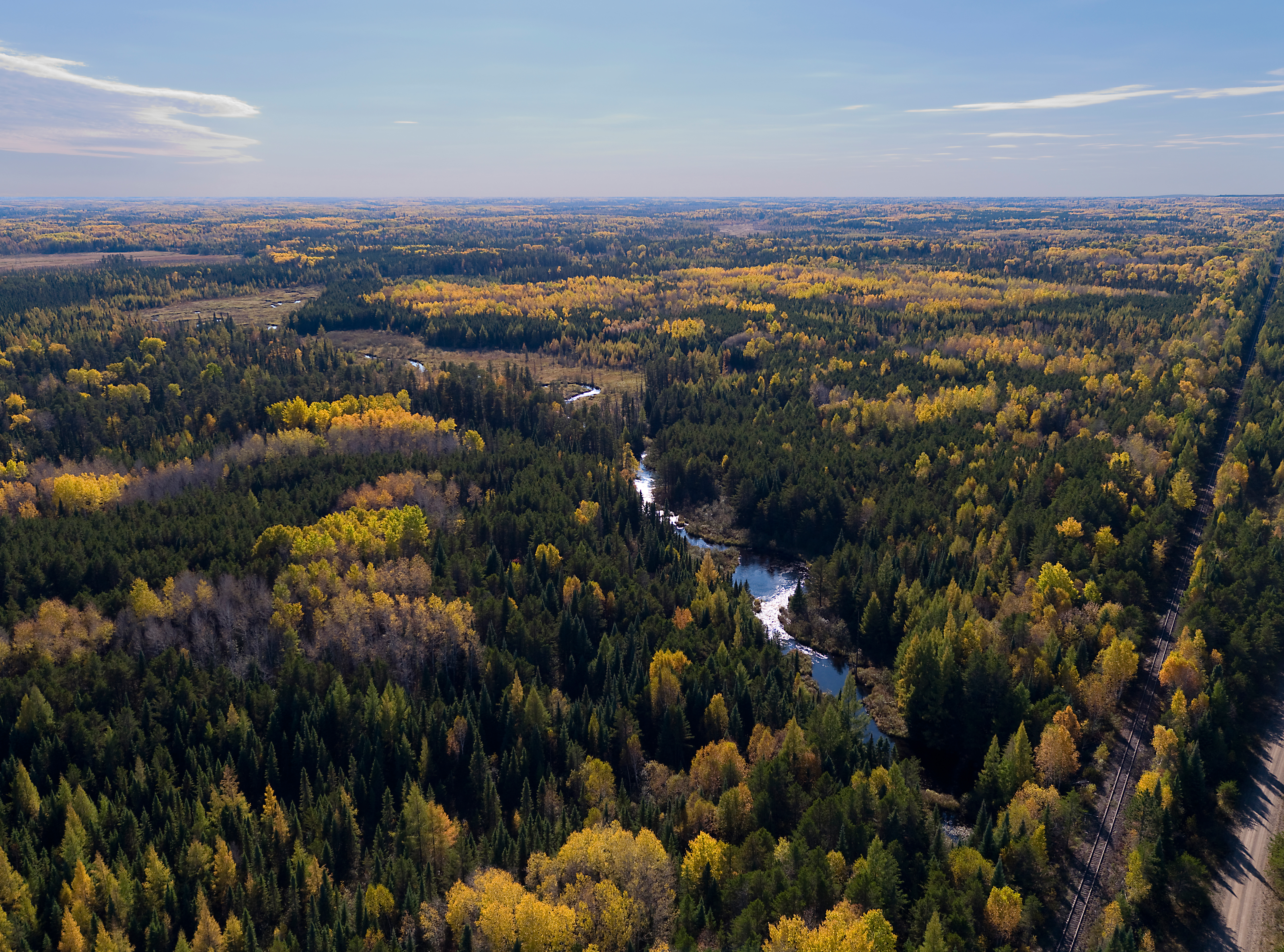Partridge River in the area of PolyMet's proposed open pit mine. Photo Credit: Rob Levine