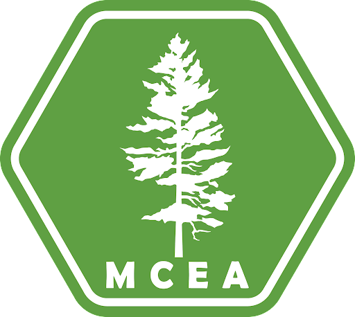 M C E A logo