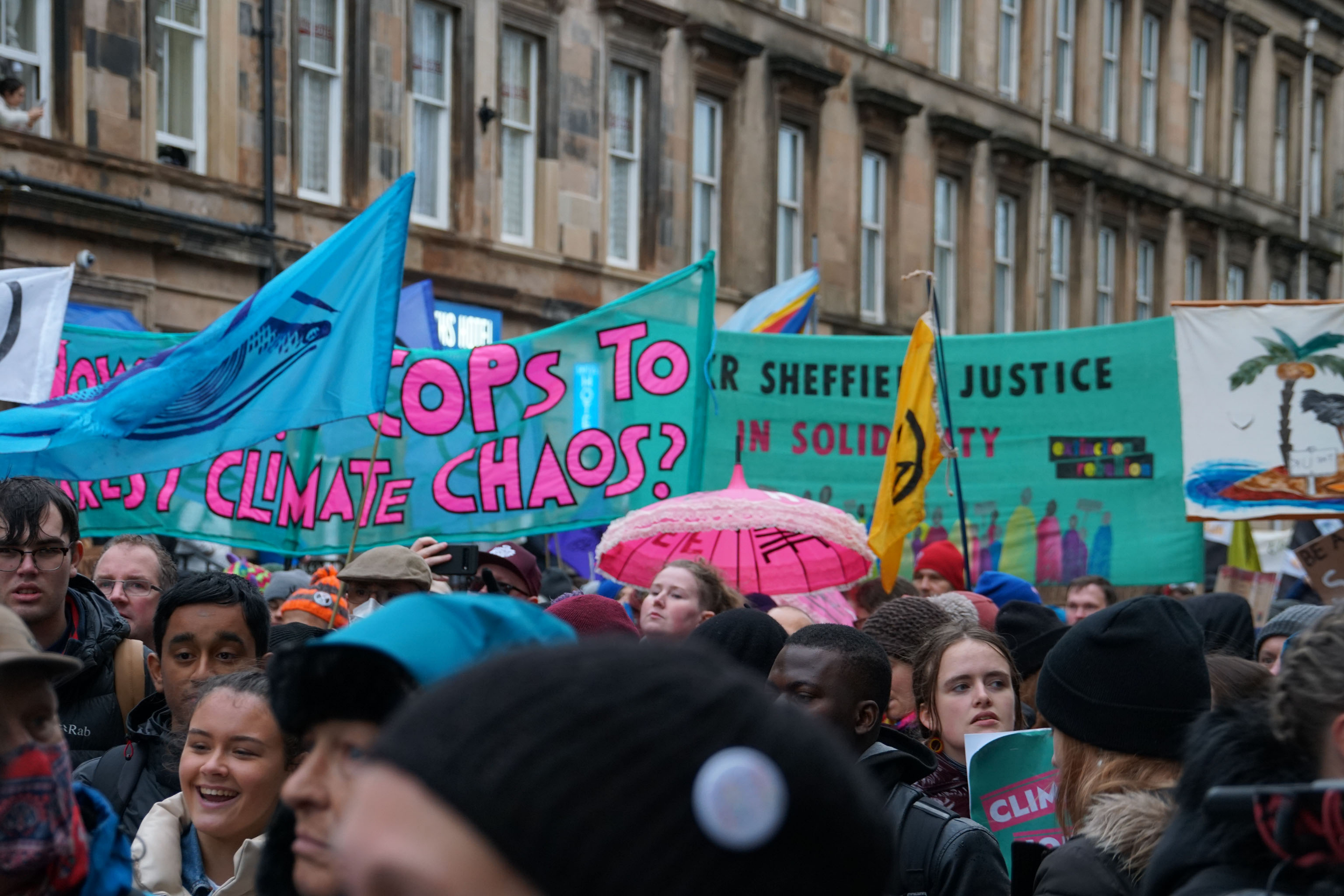 glasgow protest