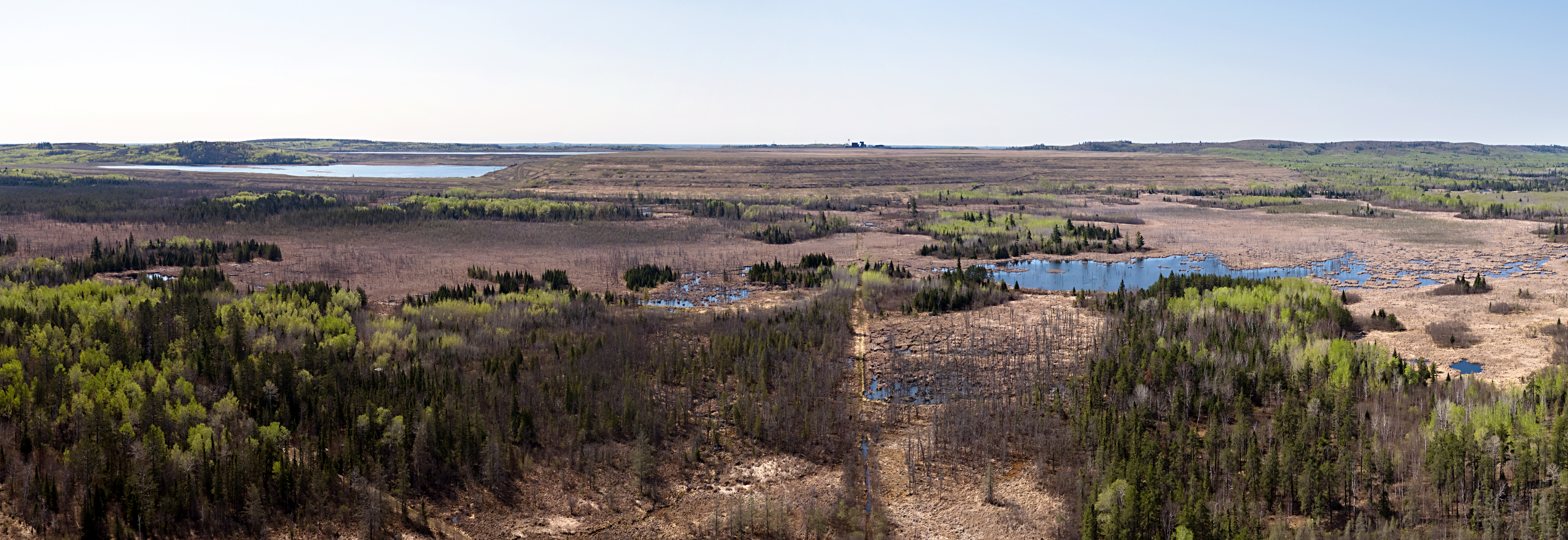 landscape photo showing the north side of the L.T.V. tailings basin site