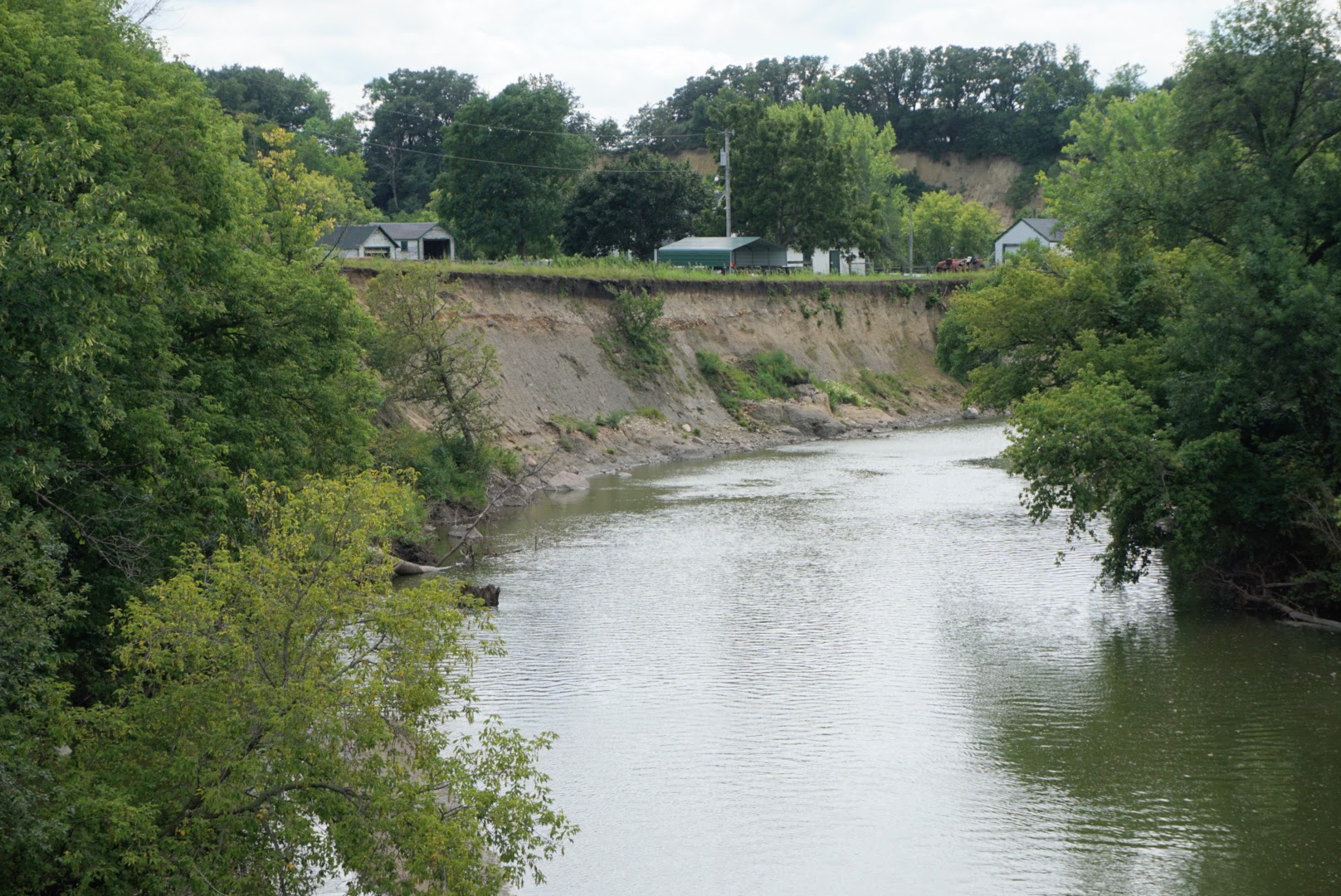 hawk creek with erosion