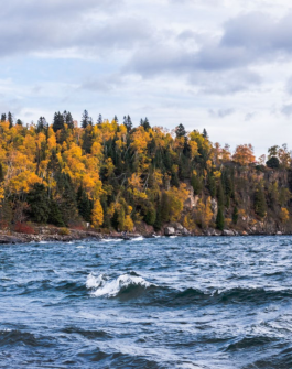 Lake superior near Slit Rock