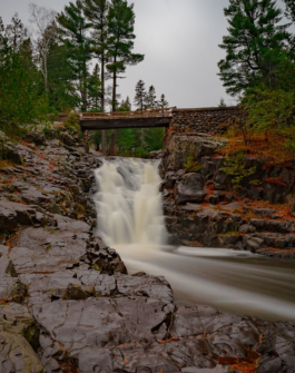 waterfall in Minnesota