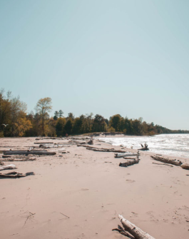 Lake superior shoreline