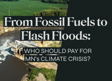 from fossil fuels to flash floods with image of rapidan dam collapse