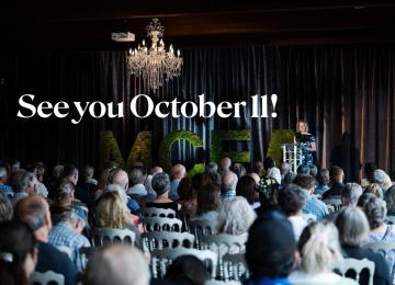 audience and kathryn hoffman speaking