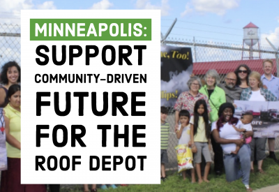 Minneapolis: Support community-driven future for the roof depot