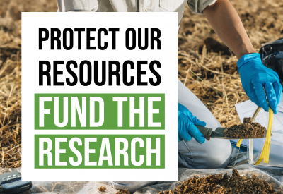 Protect our resources fund the research