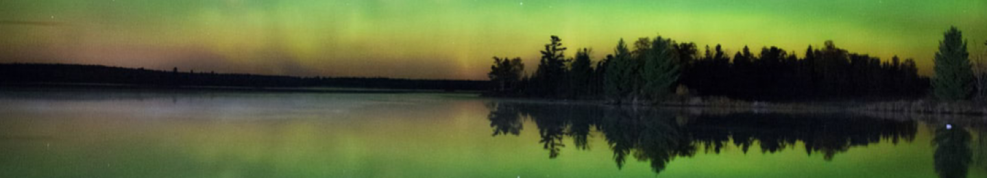 nighttime on lake superior