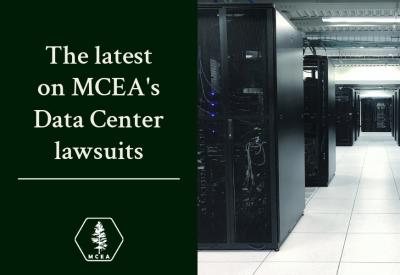 a hallway of computer servers