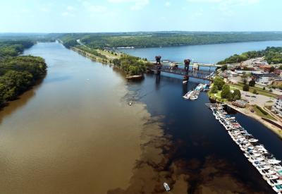 Confluence of Mississippi-St. Croix Rivers, August 2025
