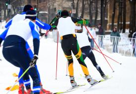 cross country skiers