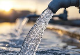 a pipe dumping water