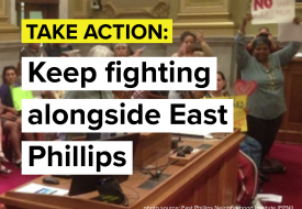 Keep fighting alongside East Phillips