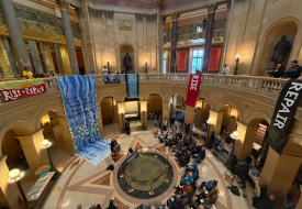 rise and repair rally in minnesota capitol rotunda