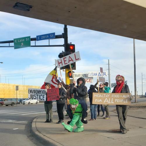 Protest 28th Hiawatha