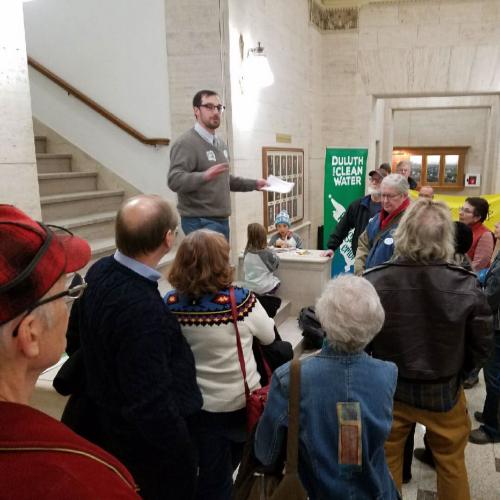 john doberstein speaking to group