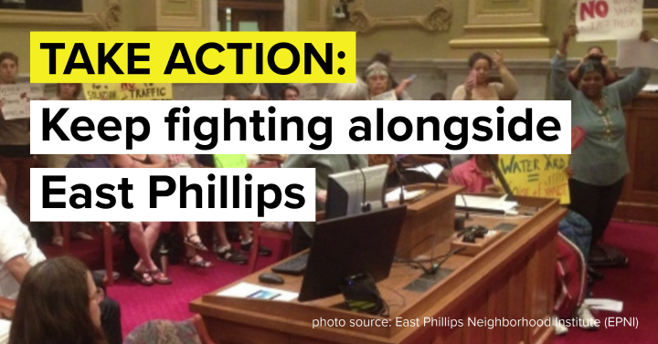 Take action: keep fighting alongside East Phillips